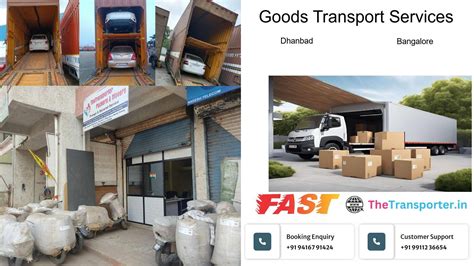 Transport Company from Dhanbad to Bangalore | TheTransporter