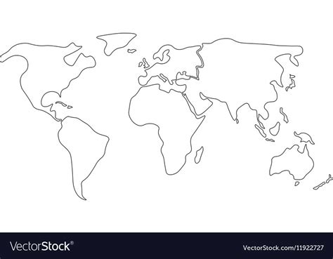 Image result for Simple World Map Vector