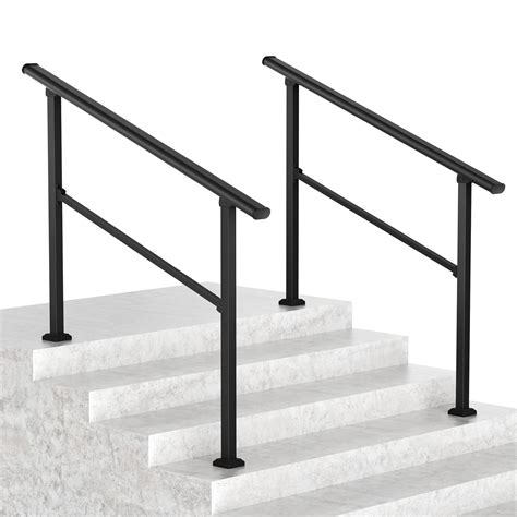 Snapklik.com : LOVMOR 2 Pack 4 Step Hand Rails For Outdoor Steps ...