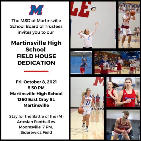 Field House Dedication - MSD of Martinsville