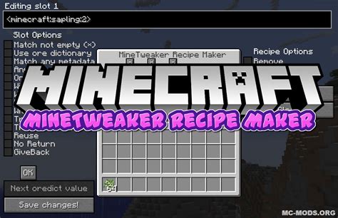 Image result for Minetweaker Tutorial
