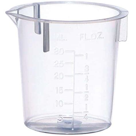 Cole-Parmer Plastic Beaker, Transparent PP, 30 mL, 100/pk from Cole ...