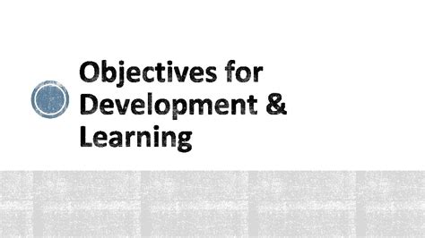 Image result for Objectives for Development and Learning
