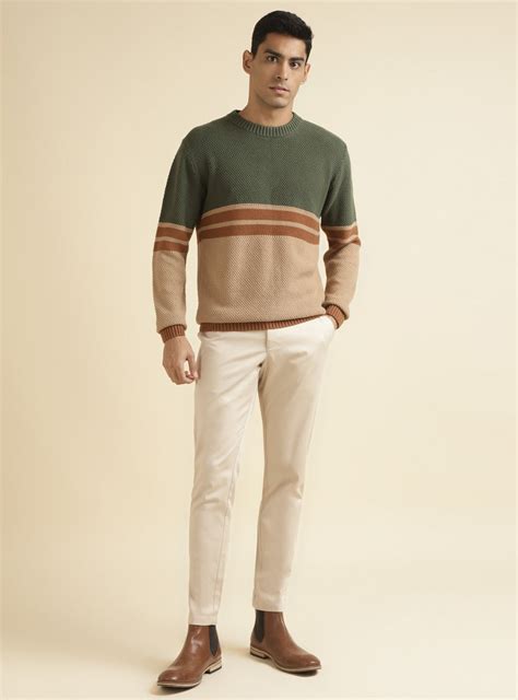 Buy Sand Moss Pullover | Casual Green Structure Shirts for Men Online ...