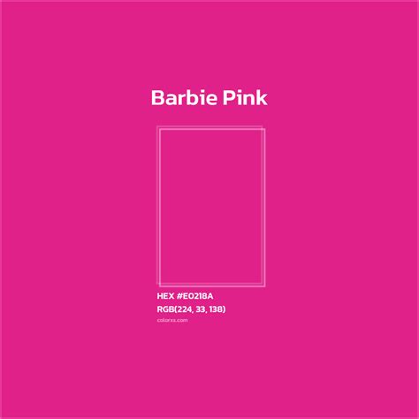About Barbie Pink Color - Color codes | matching colors and paints ...
