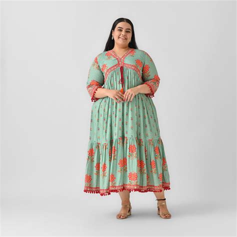 Buy Plus Size Dresses for Women in India | Rustorange