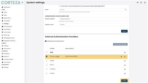 Authenticate Using Corteza :: Corteza Docs