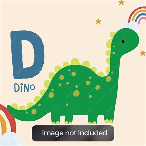 Letra D del alfabeto animal | Vector Premium