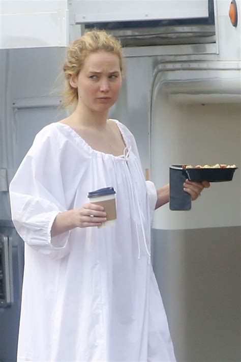 JENNIFER LAWRENCE on the Set of Red, White and Water in New Orleans 06 ...