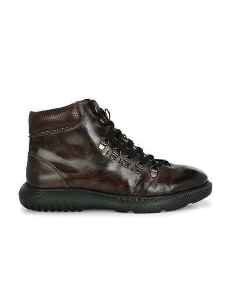 Hitz Men's Coco Leather Casual Lace Up Boots – Hitz Shoes Online
