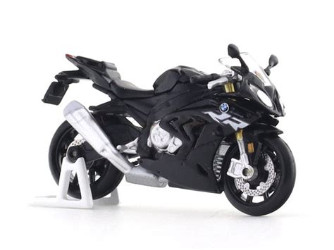 BMW S1000RR black 1:64 CM Model diecast scale bike model collectible ...