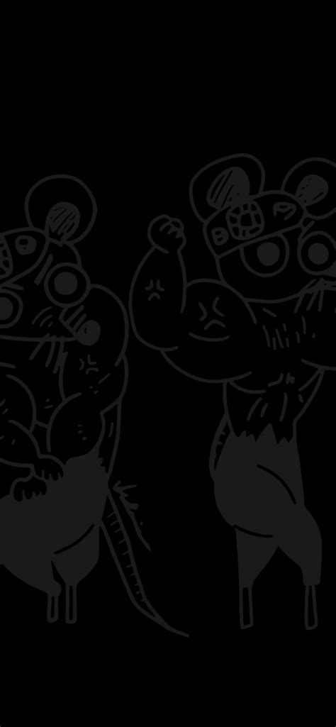 Demon Slayer Ninju Muscle Mice Black Wallpapers - Wallpapers Clan