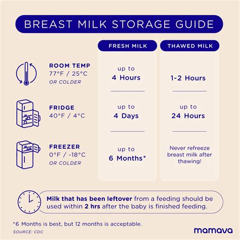 How Long Can Thawed Breast Milk Be Stored In Fridge at Jessica Flynn blog