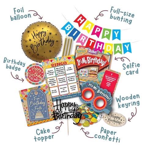 University Games | Birthday in a Box- Happy Birthday | Multi ...