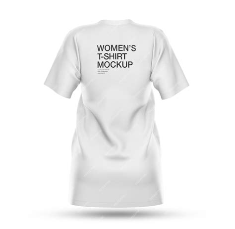 Premium PSD | Realistic woman t-shirt mockup for 3d t shirt mockup