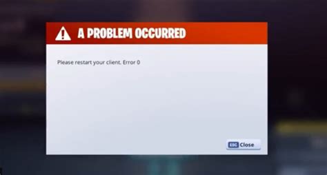 Fortnite Error Code 0 的图像结果