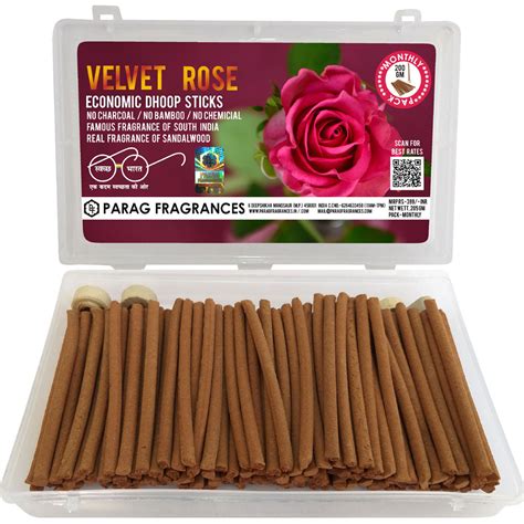 Velvet Rose 200GM Dhoop Sticks – Parag Fragrances official