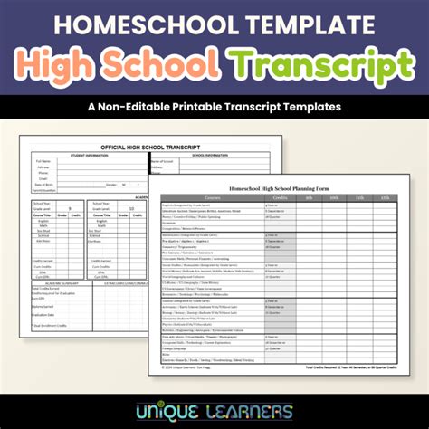 Image result for Sample Homeschool Transcript