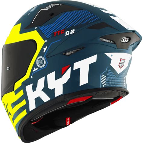 KYT TT Revo Fuselage Matt Yellow Helmet – Motogear Performance
