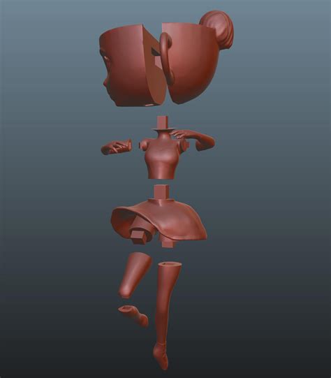 Italian Brainrot Ballerina Cappuccina - 3D Model by SOULSBORNEWM
