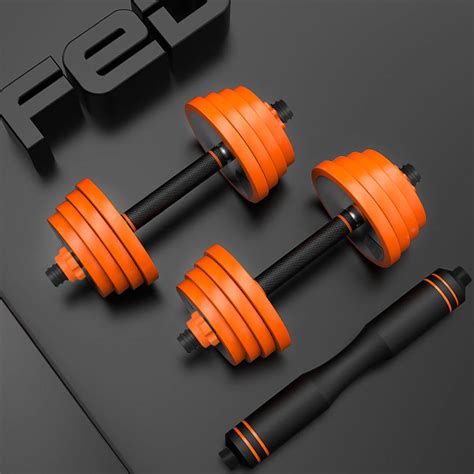 Fed pure steel home fitness dumbbell barbell multifunctional outdoor ...