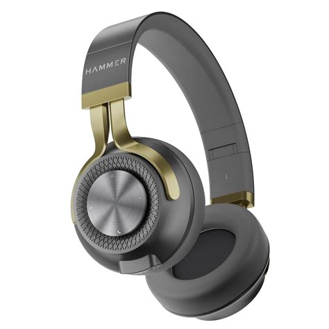 HAMMER Bash 2.0 Over The Ear Wireless Bluetooth Headphones with Mic ...