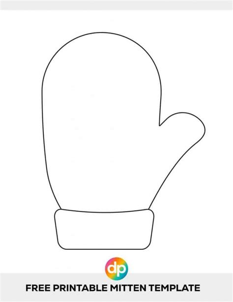 Image result for Paper Mitten Pattern