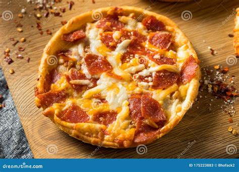 Fast Food Frozen Individual Pizzas Stock Image - Image of individual ...