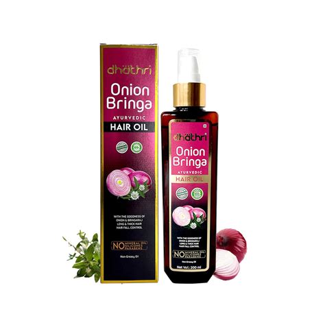 Best Onion Hair Oil for Hair Regrowth - Suits All Hair Types – Dhathri ...