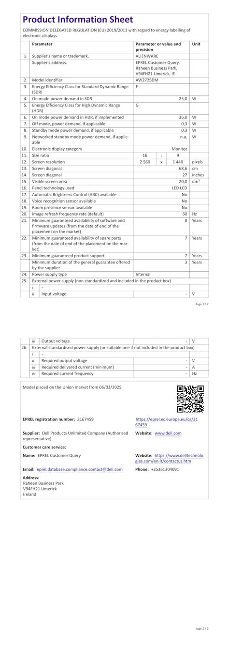 Image result for Alienware 27 Gaming Monitor Aw2725dm