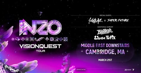 INZO - Visionquest Tour - Boston, MA, Middle East Restaurant and ...