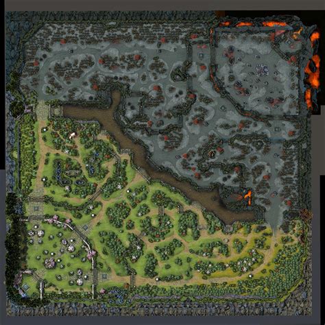The 6.87 Dota2 map (higher resolution version in comments) : r/DotA2