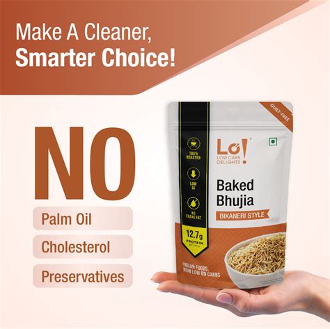 Healthy Baked Bhujia with Bikaneri Flavor | Lo! Foods