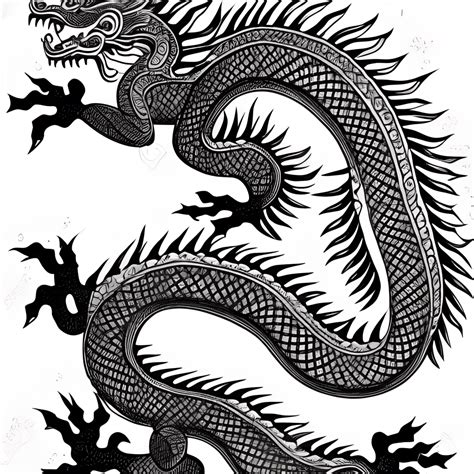 Ancient Chinese Dragon Painting