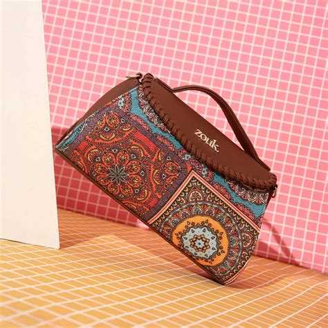 Saisha Sling Bag - Multicolor Mandala Print