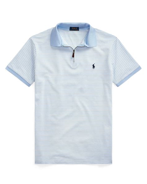 Men's Slim Fit Blue Polo at Mandy Robinson blog