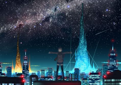 Anime Cityscape Wallpapers - Top Free Anime Cityscape Backgrounds ...