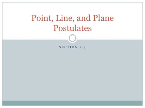 Image result for Line Point Postulate