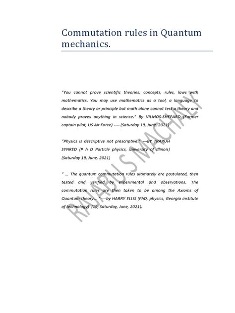 Image result for Commutation Relation Identity