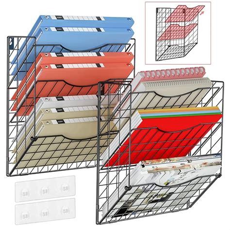 Sonyabecca Mesh File Organizer with 4 Adjustable Dividers for India | Ubuy