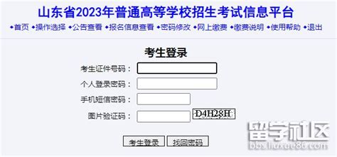 山东省2023年高考网上确认缴费系统入口