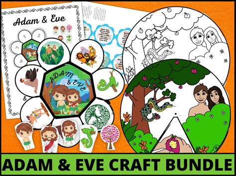 Adam And Eve Printable Craft - Printable Board Games