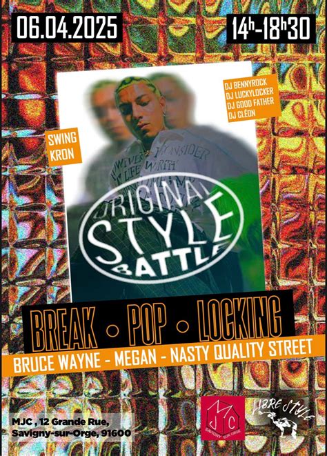 Original Style Battle - 2k25, MJC Savigny Sur Orge, Savigny-sur-orge, 6 ...