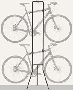 Tuohours Indoor 2 Bike Storage Rack Upgraded Height Increase Version ...