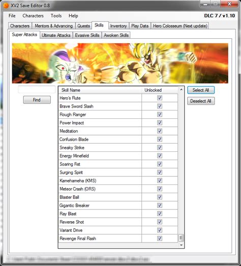 How to Use XV2 Save Editor 的图像结果