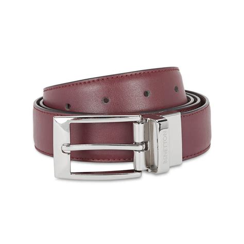 United Colors of Benetton Fredrico Men's Leather Reversible Belt — BAGLINE