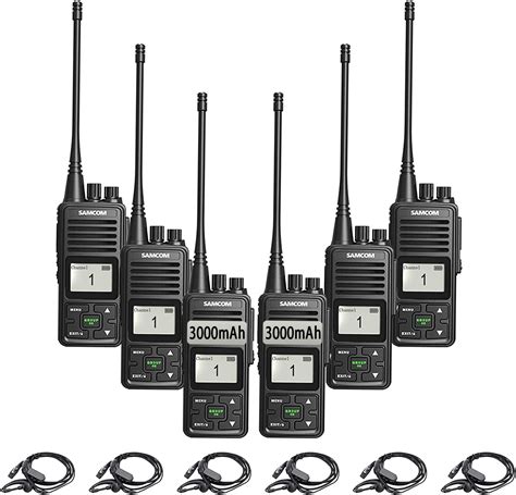 Buy SAMCOM Two Way Radios Long Range Walkie Talkies for Adults with ...