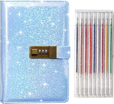 Amazon.com: ZPhonsn Diary with Lock for Girls Women, A5 Size Secret ...