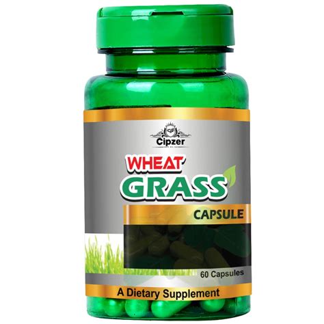 Cipzer Wheat Grass Capsule 60 Capsules | Natural Detox, Immunity Boost ...