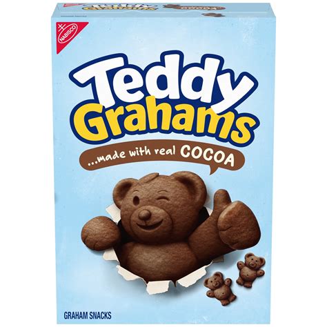 Pack of 2 Teddy Grahams Chocolate Graham Snacks, 10 oz - Walmart.com
